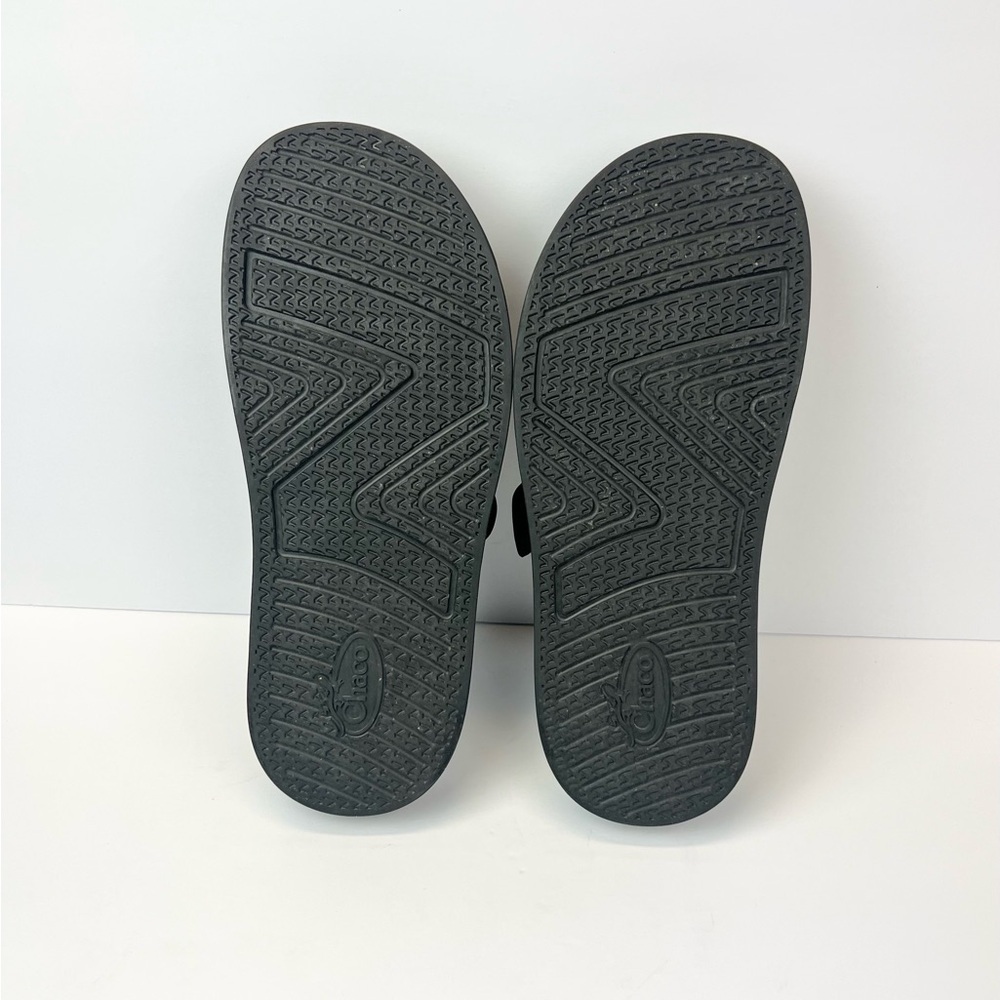 Chaco Townes Midform Leather Slides Sandals Women’s Size 11 M Black Leather - Picture 3 of 8